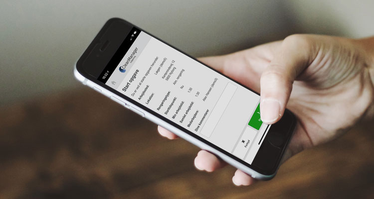 Nøjagtig tidsregistrering med ny app til rengøringsbranchen